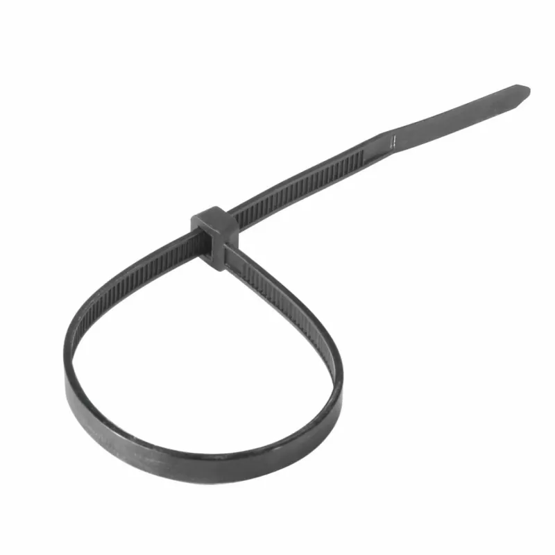 Hama 00221002 juego de bridas para cables, 2,5x100/150/200 mm, negro, 150 uds.