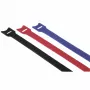 Hama 00221005 Bridas para cables Bridas de velcro nailon Negro, Azul 12 uds.