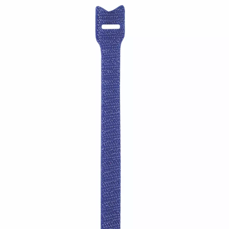Hama 00221005 Bridas para cables Bridas de velcro nailon Negro, Azul 12 uds.