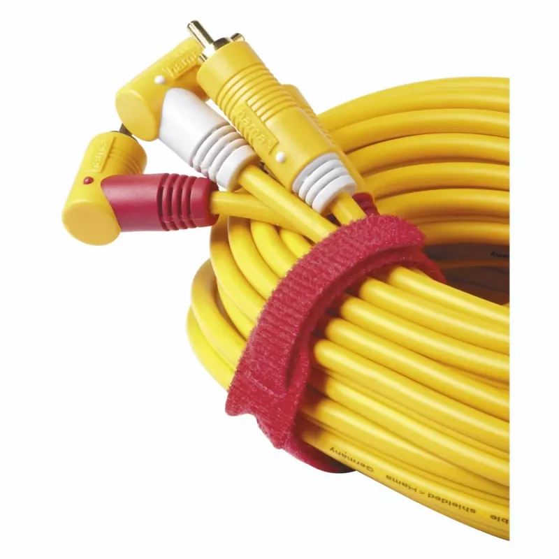 Hama 00221005 Bridas para cables Bridas de velcro nailon Negro, Azul 12 uds.