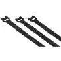 Hama 00221008 Bridas para cables Bridas de velcro nailon, polipropileno (PP) Negro 20 uds.