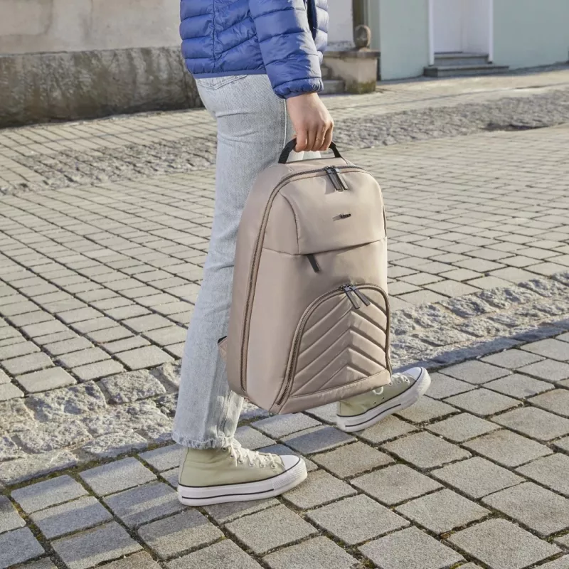 Hama 00222046 Mochila Beige Poliéster reciclado