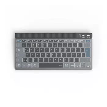Hama WK-700 teclado hogar/oficina Bluetooth QWERTZ alemán antracita, negro, azul