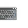 Teclado multidispositivo Hama WK-700, inalámbrico, retroiluminado, compacto, QWERTZ, negro