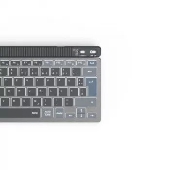 Hama WK-700 teclado hogar/oficina Bluetooth QWERTZ alemán antracita, negro, azul