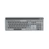 Teclado multidispositivo Hama WK-750, inalámbrico, retroiluminado, QWERTZ alemán, negro