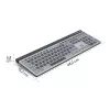 Teclado multidispositivo Hama WK-750, inalámbrico, retroiluminado, QWERTZ alemán, negro