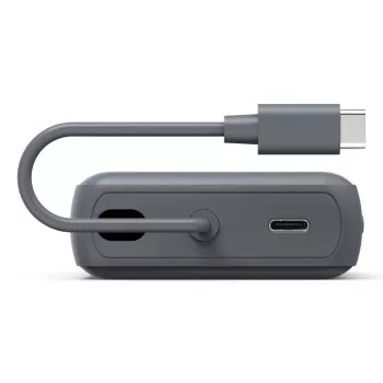 Hama «Travel» Power Pack con cable, 10.000 mAh, 2 salidas: 2x USB-C, antracita