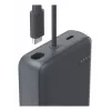 Hama «Travel» Power Pack con cable, 10.000 mAh, 2 salidas: 2x USB-C, antracita