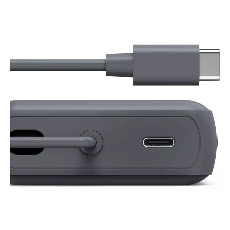 Hama «Travel» Power Pack con cable, 10.000 mAh, 2 salidas: 2x USB-C, antracita