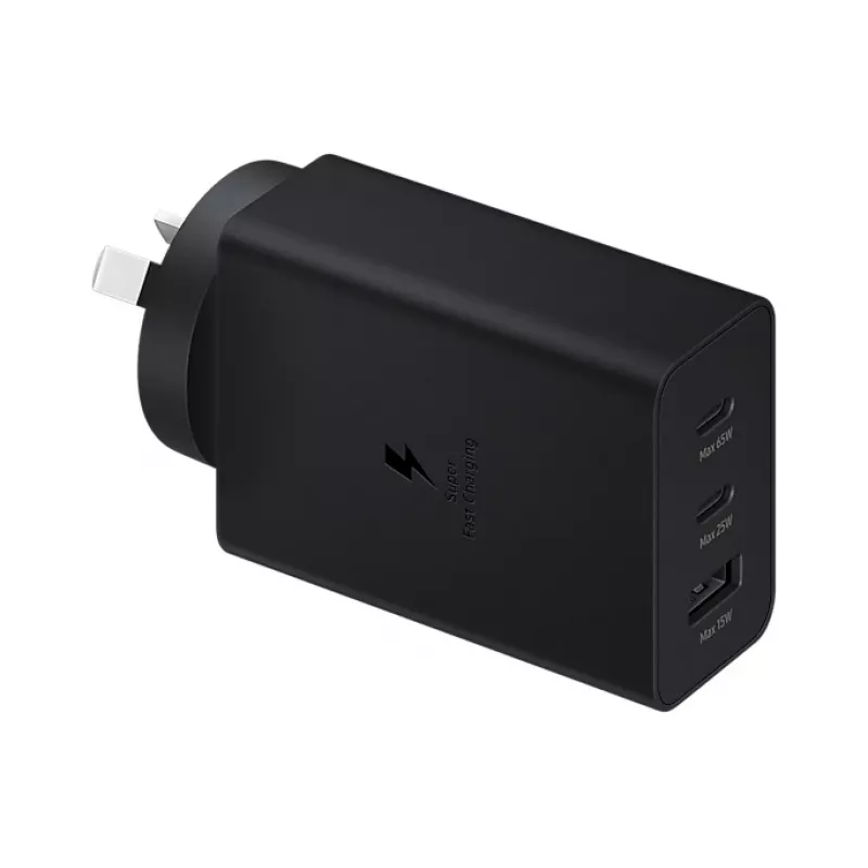 Cargador móvil universal Samsung EP-T6530NBEGWW negro carga rápida AC interior
