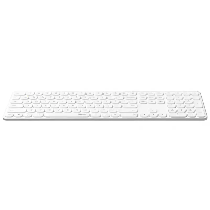 Teclado Bluetooth Rapoo 00228034 QWERTZ alemán inalámbrico blanco