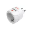 Adaptador de enchufe Hama 00223484 tipo J a tipo C (euroconector) blanco