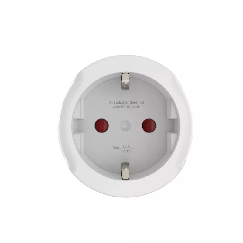 Adaptador de enchufe Hama 00223484 tipo J a tipo C (euroconector) blanco