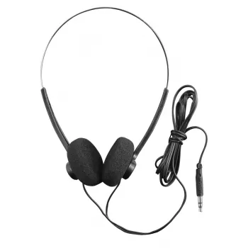 Headset Hama Slight II con cable diadema música negro