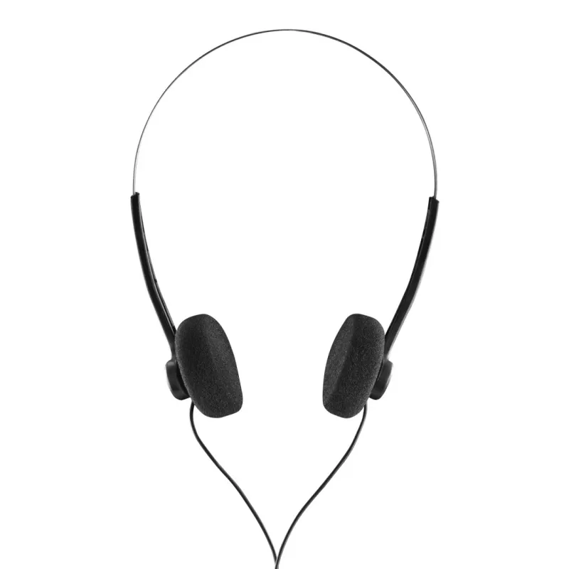 Headset Hama Slight II con cable diadema música negro