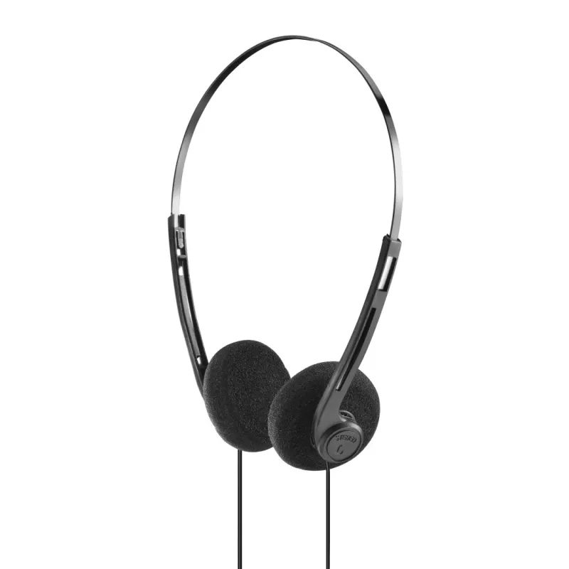 Headset Hama Slight II con cable diadema música negro