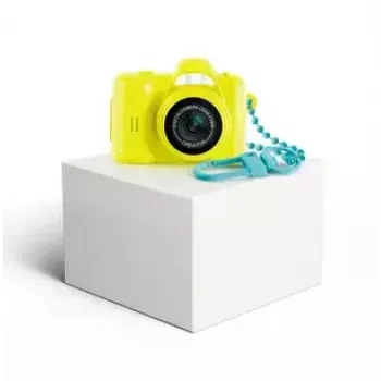 Cámara digital infantil Canal Toys Photo Creator CLK062 amarilla con LCD de 0,96 pulgadas, soporte MicroSD, USB