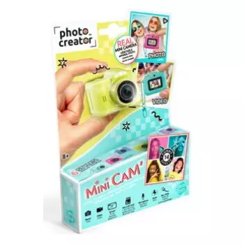 Cámara digital infantil Canal Toys Photo Creator CLK062 amarilla con LCD de 0,96 pulgadas, soporte MicroSD, USB