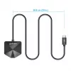 Dock/Hub combo USB-C y USB-A Manhattan, puertos (4): USB-A (x2) y USB-C (x2), 5 Gbit/s (USB 3.2 Gen1 también conocido como USB 3.0), forma angular para un fácil acceso a los puertos, alimentado por USB (no requiere fuente de alimentación externa)