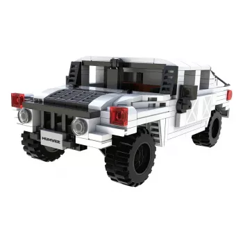 Jamara CaDA Humvee 402853 set de ladrillos, 1:24, blanco