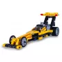 JAMARA CaDA Drag Racing 1:24 set de bloques de construcción, amarillo