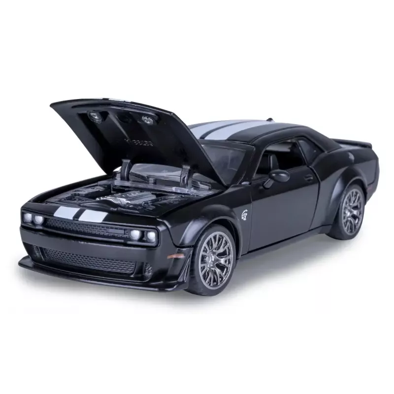 Jamara Dodge Challenger SRT Jailbreak 2in1 402615, 1:36, negro