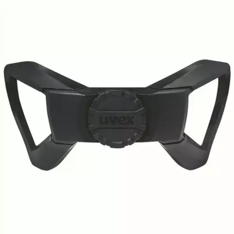 Protección de cabeza de seguridad UVEX 9731333 — plástico HDPE, rojo, ajustable 51-65 cm