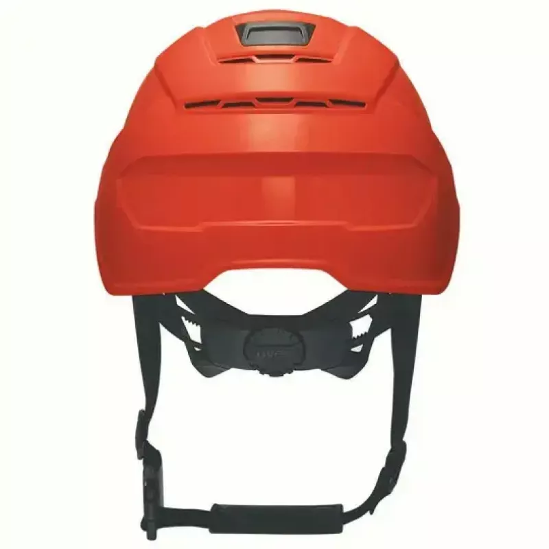 Protección de cabeza de seguridad UVEX 9731333 — plástico HDPE, rojo, ajustable 51-65 cm