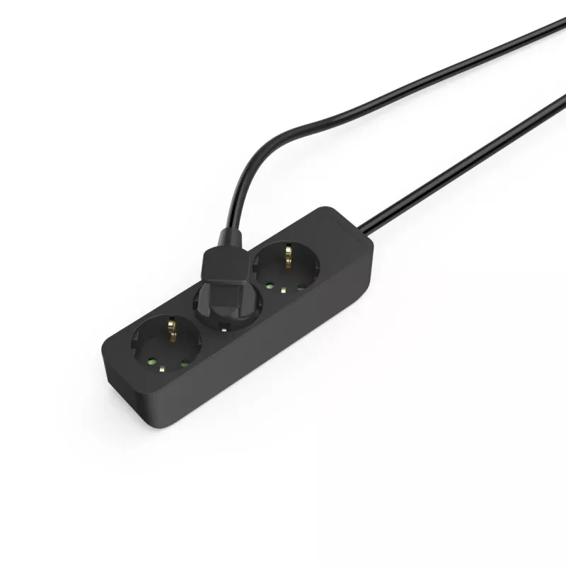 Hama 00223012 alargador 1,4 m 3 salidas AC interior negro
