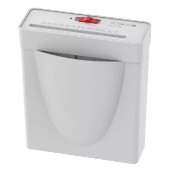 Destructora de documentos Olympia PS 36 Pro — corte en tiras, recipiente de recogida de 8 L, 72 dB, blanco