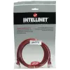 Intellinet 319898 cable de red patch RJ-45 Cat5e UTP, 7,5 m, moldeado, sin enganches, rojo