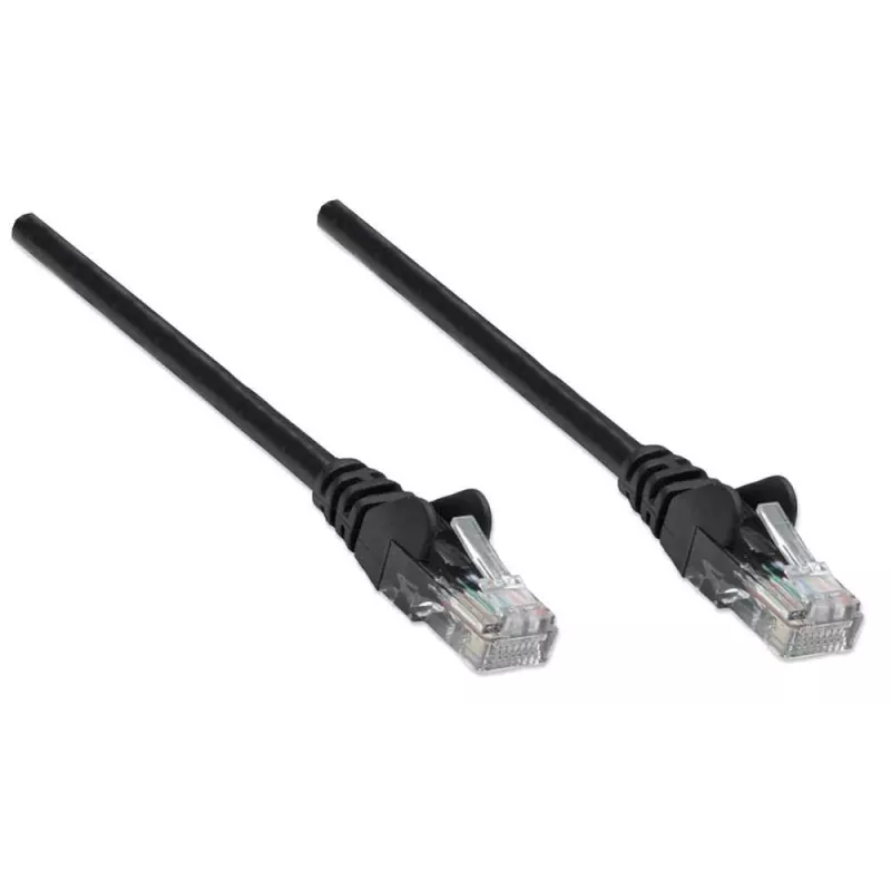 Intellinet 320788 cable de red patch RJ-45 Cat5e UTP, 7,5 m, moldeado, sin enganches, negro