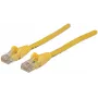 Cable de red Intellinet, Cat6, 1 m, amarillo, CCA, U/UTP, PVC, RJ45, contactos dorados, snagless, booted, garantía de por vida