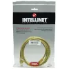 Intellinet 319744 cable de conexión de red, RJ45 (M) a RJ45 (M), Cat5e, UTP, 2 m, moldeado, sin enganches, amarillo