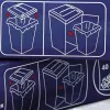 Bolsas de plástico Rexel AS1000 para grandes destructoras de oficina 115 l (pack de 100)