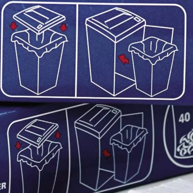 Bolsas de plástico Rexel AS1000 para grandes destructoras de oficina 115 l (pack de 100)