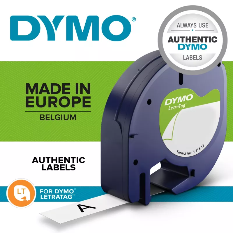 DYMO LetraTag ® 100T - Rotuladora QWZ, QWERTZ, térmica directa / transferencia térmica, gris