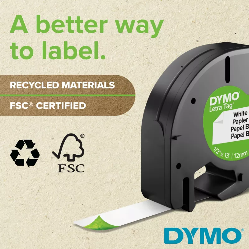 DYMO LetraTag ® 100T - Rotuladora QWZ, QWERTZ, térmica directa / transferencia térmica, gris