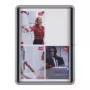 Nobo Premium Plus Panel informativo magnético con cerradura y puerta con bisagras 6xA4