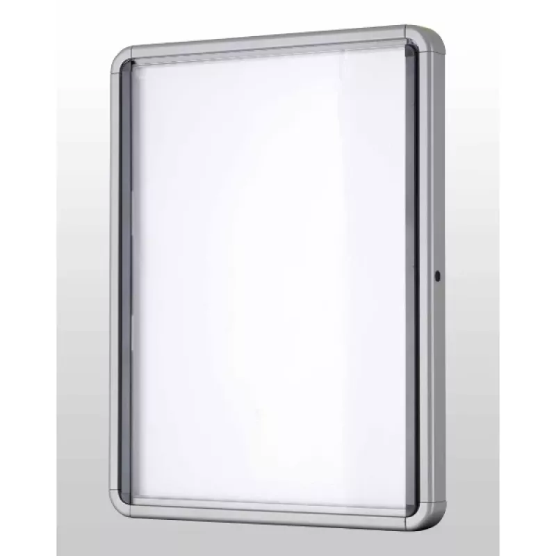 Nobo Premium Plus Panel informativo magnético con cerradura y puerta con bisagras 6xA4