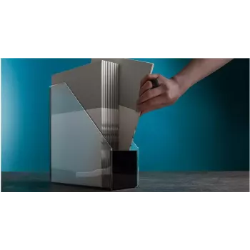 Expositor de revistas WEDO 60 1301 Negro Transparente