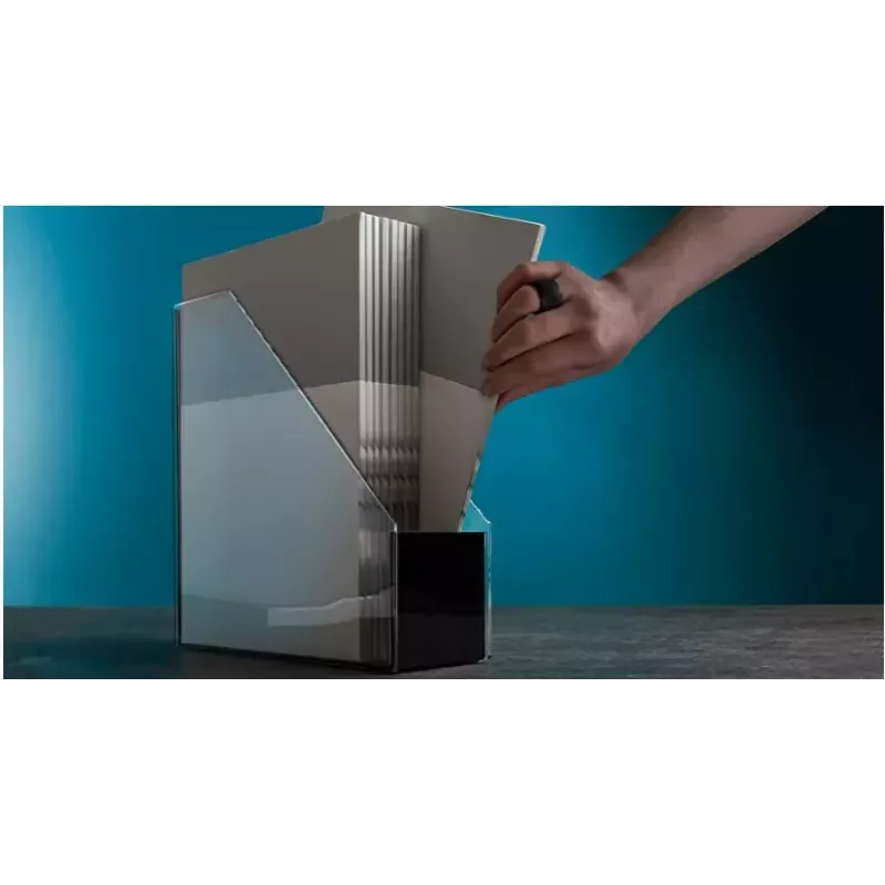 Expositor de revistas WEDO 60 1301 Negro Transparente