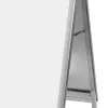 Cartel de acera Nobo Essence A2 con marco en A, Plata, Aluminio, 485 mm, 850 mm
