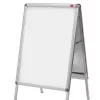 Cartel de acera Nobo Essence A2 con marco en A, Plata, Aluminio, 485 mm, 850 mm