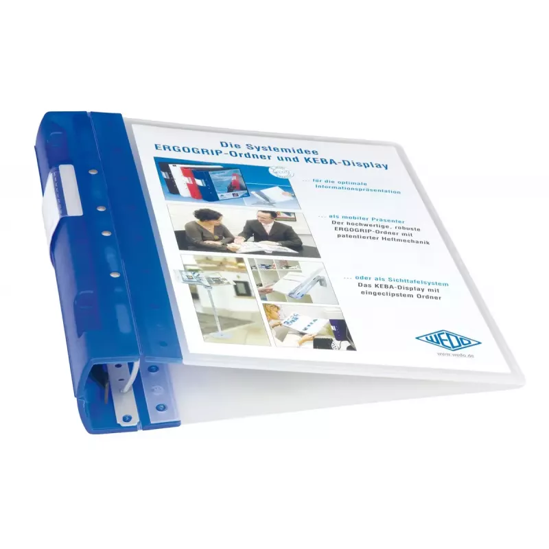 WEDO ERGOGRIP carpeta de presentación A4 ICE, 56 mm, azul hielo, 58 28003