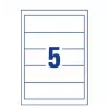 Avery Zweckform C32267-25 etiquetas para lomo de archivador 54 x 190 mm, blanco