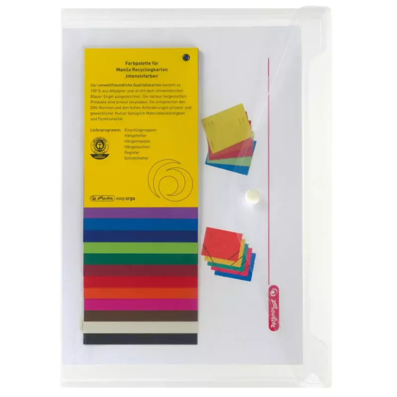 Archivador Herlitz 10657930 de polipropileno (PP), transparente, A4