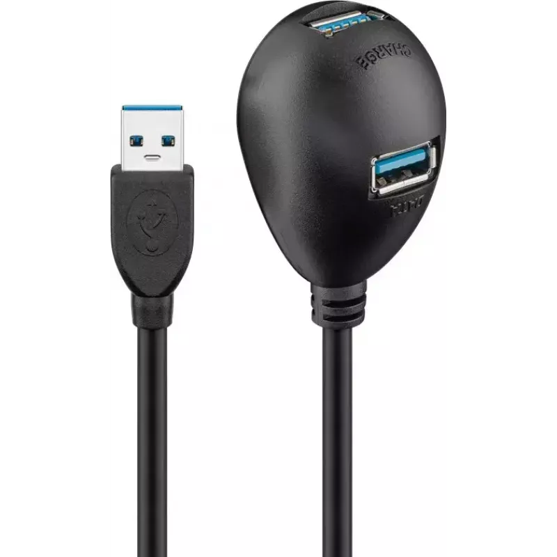 Cable de extensión USB 3.0 Goobay 95918 negro