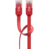 Cable de red plano Goobay CAT 6 U/UTP rojo 2 m